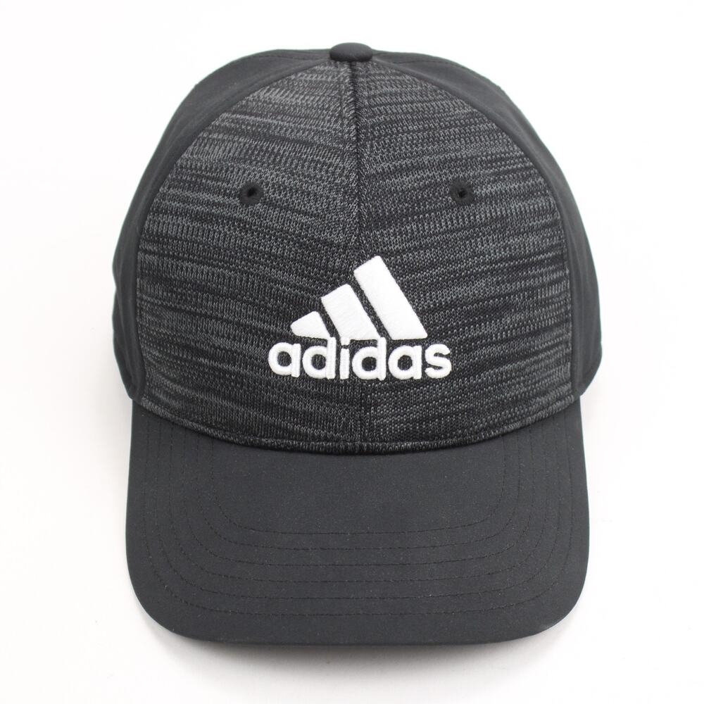 Adidas Black Golf Hat Strapback Cap One Size Adjustable OSFM Gray